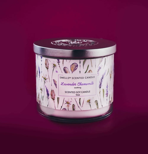 Lavender Chamomile 3-Wick Scented Candle, 16 oz